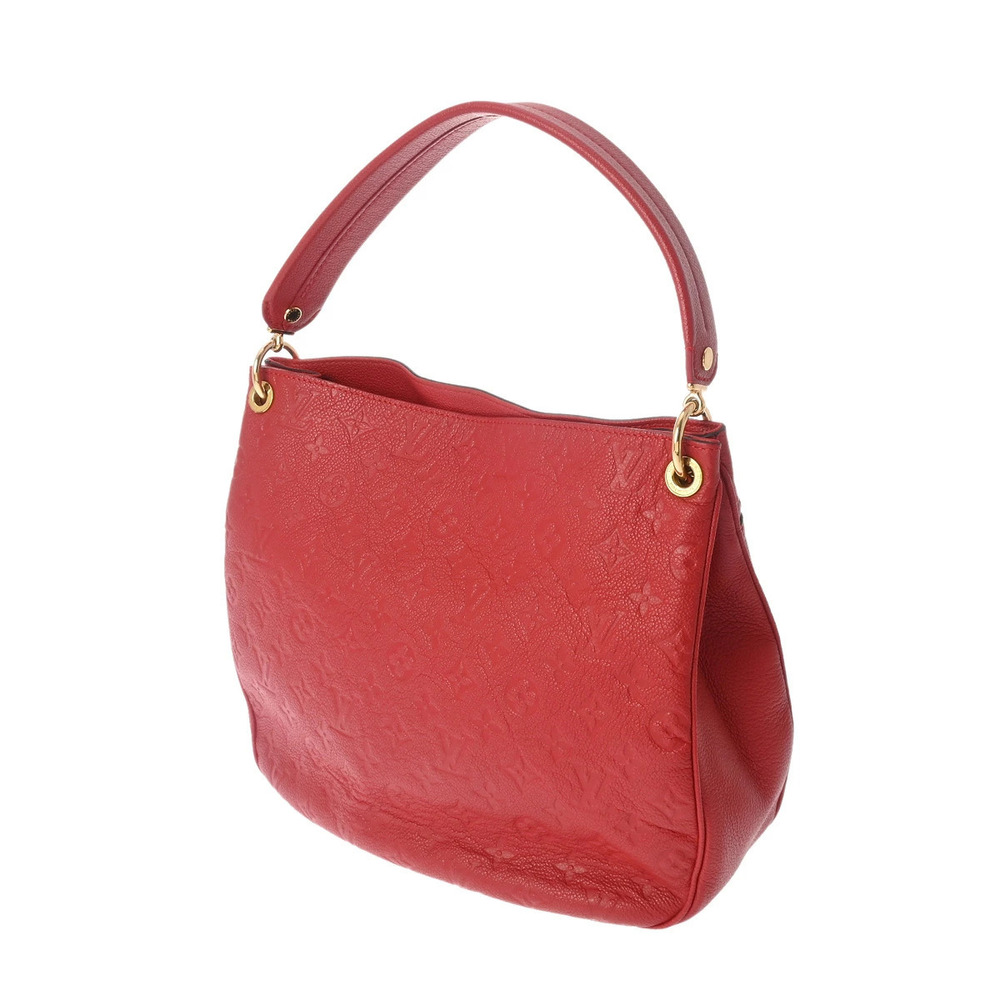 Louis Vuitton Cerise Bag Leather Shoulder Spontini Red Monogram Empreinte Red